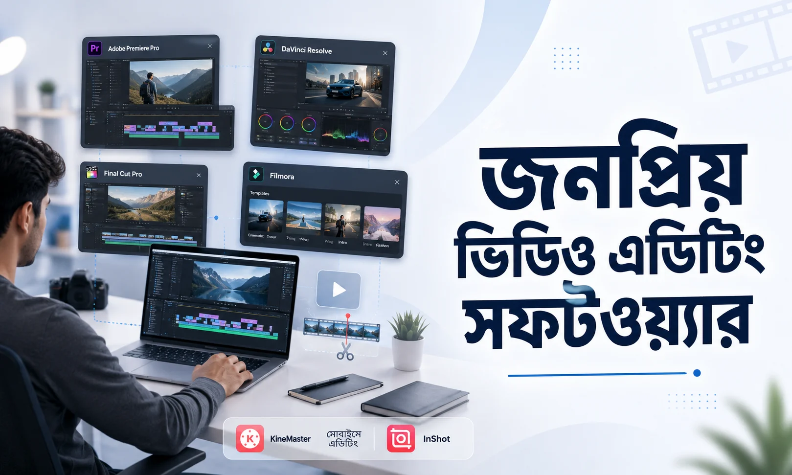 জনপ্রিয় ভিডিও এডিটিং সফটওয়্যার
