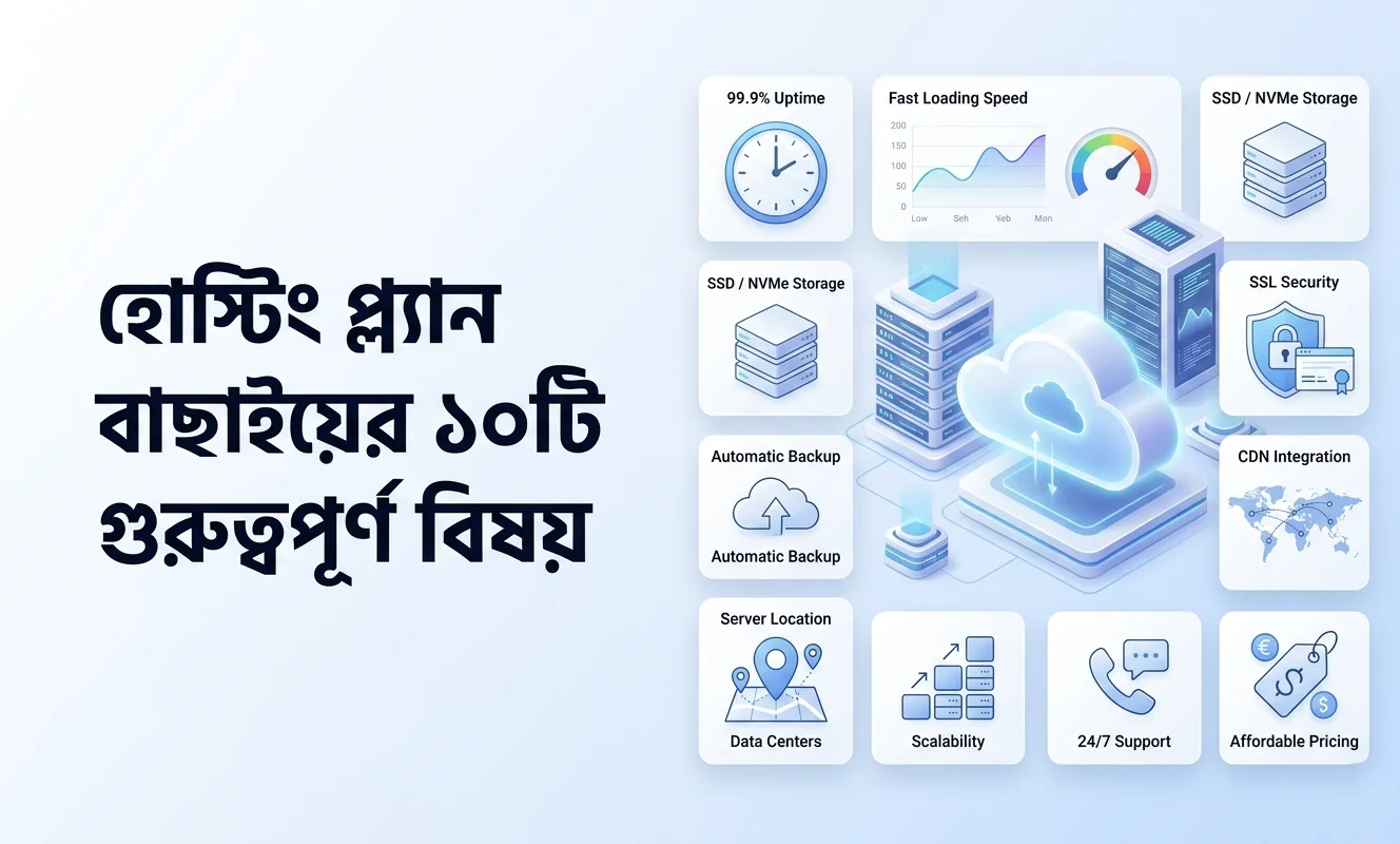 হোস্টিংয়ের ধরনগুলো বোঝা