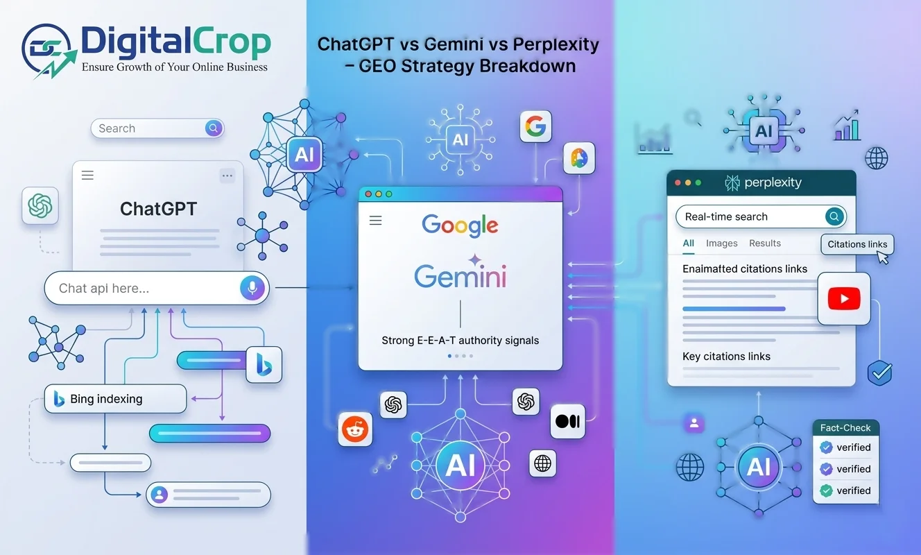 ChatGPT, Gemini ও Perplexity-র জন্য আলাদা কৌশল