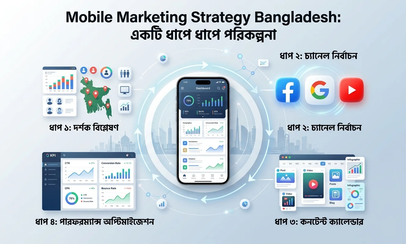 Mobile Marketing Strategy Bangladesh: একটি ধাপে ধাপে পরিকল্পনা