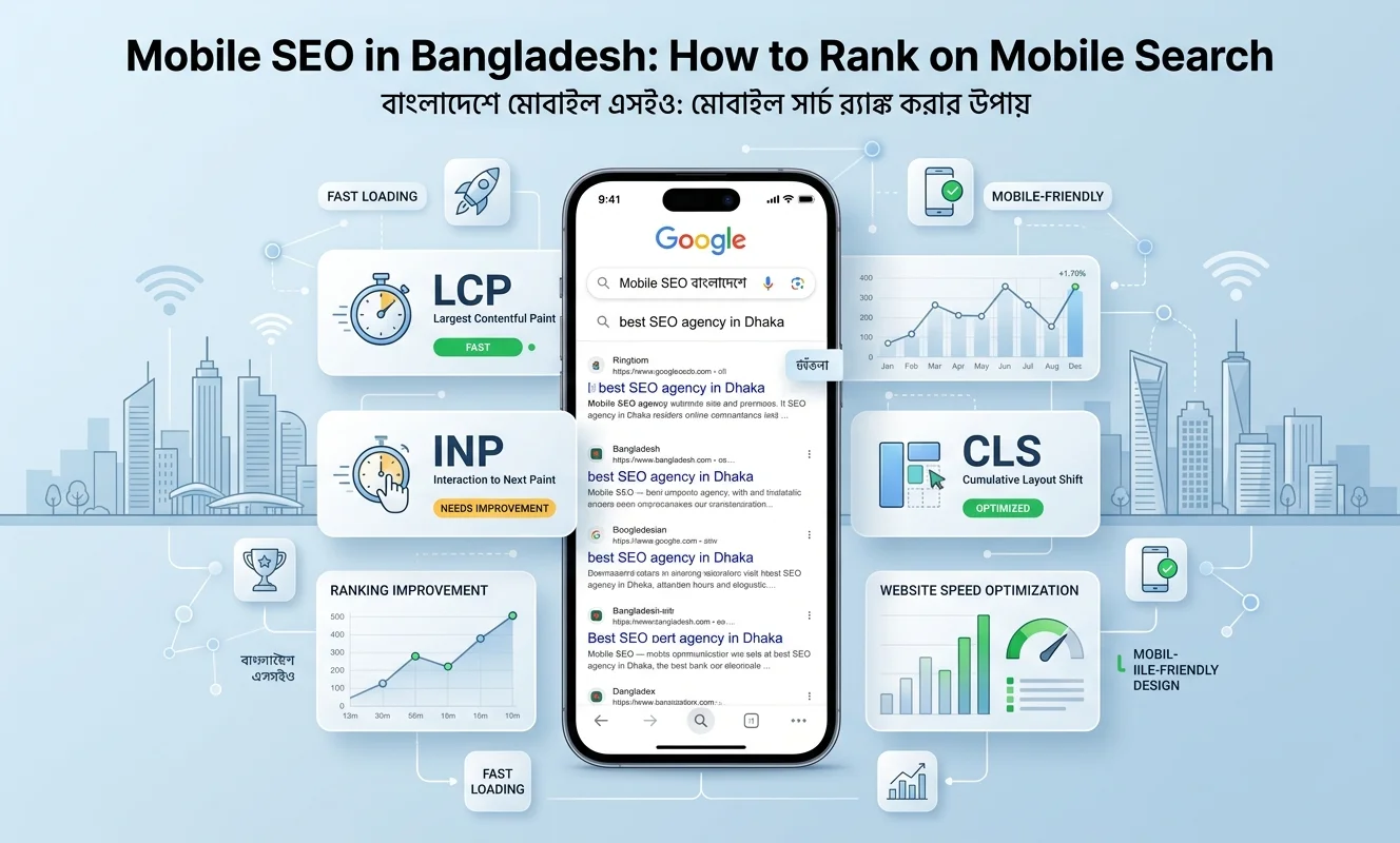 Mobile SEO Bangladesh: কীভাবে মোবাইলে র‌্যাংক করবেন?